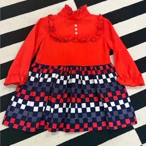 Vintage Sears Vibrant Orange Fabric